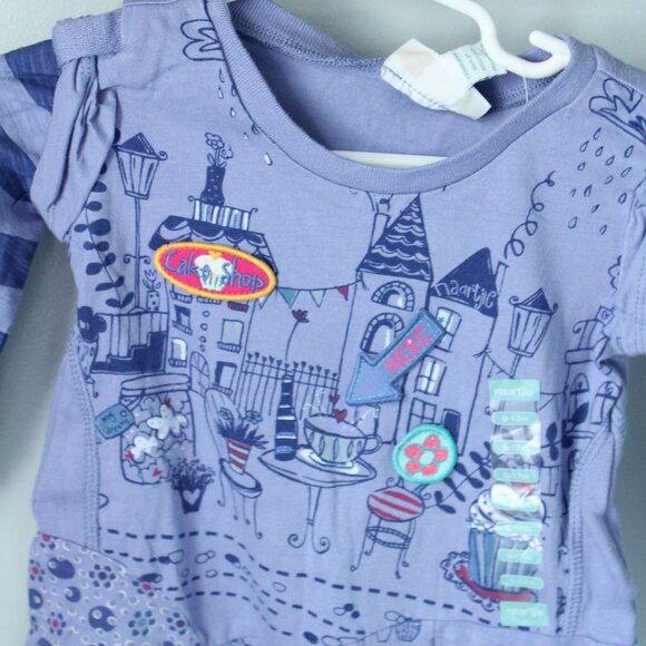 naartjie Kids Size 6-12M Purple Dress - Picture 2 of 3